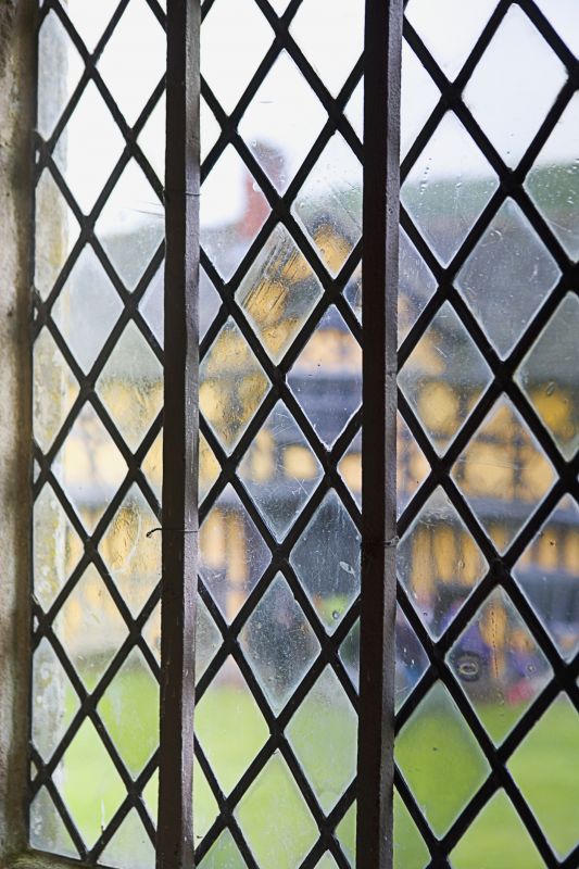 Inside of Leaded Glass Window